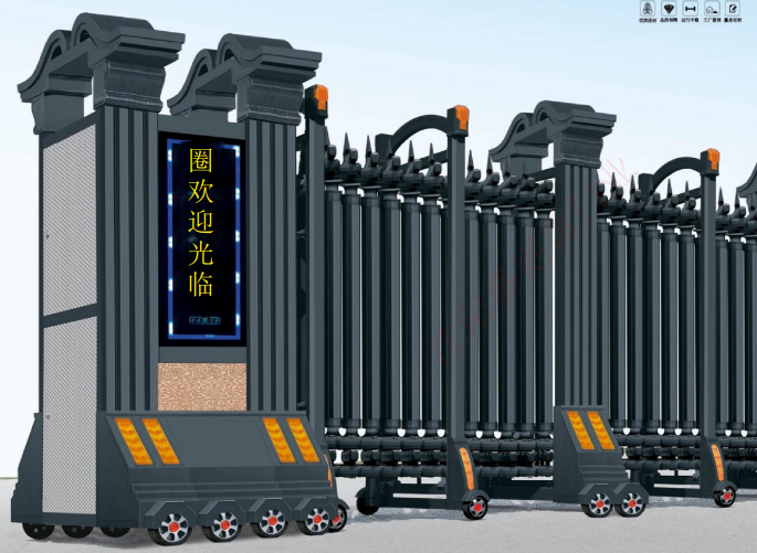 于洪区沈阳伸缩门安装